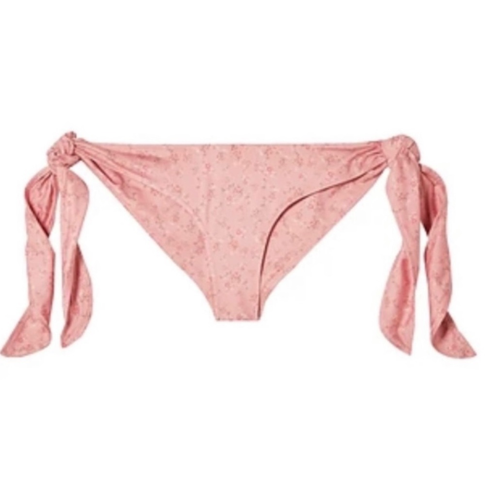 Love Shack Fancy Swim size small women’s guava palm bikini set gently loved - Picture 12 of 16